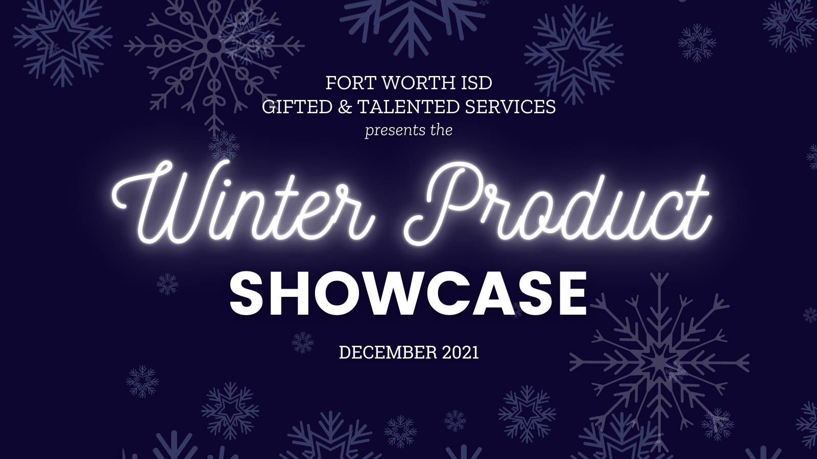 Winter Product Showcase